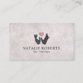 Healing Hands & Heart massagetherapie Visitekaartje (Voorkant)