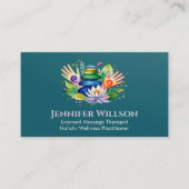 Healing Hands Massage Therapeut Visitekaartje (Voorkant)