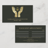 Healing Hands Symbool Chakra Reiki Practitioner Visitekaartje (Voorkant / Achterkant)