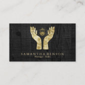 Healing Hands Symbool Chakra Reiki Practitioner Visitekaartje (Voorkant)