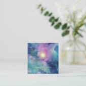 *~* Healing Hands Universe Cosmic Stars Light Vierkante Visitekaartje (Staand voorkant)