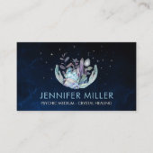  Healing hands Watercolor Crystals  Visitekaartje (Voorkant)