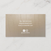 Healing Hands Wellness Spa Massage Therapy Zen Visitekaartje (Achterkant)