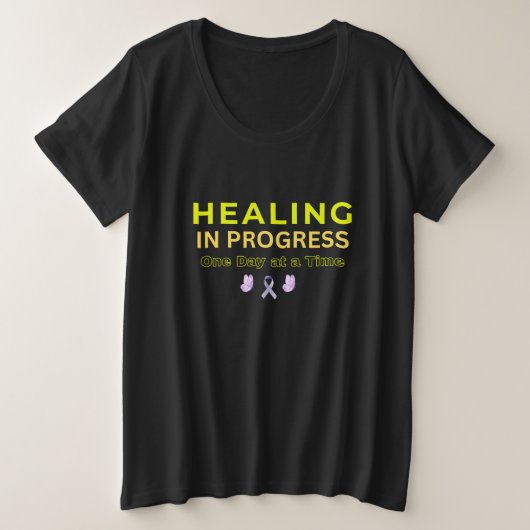 Healing in Progress Shirt – Minimalist Inspiration (Design devant)