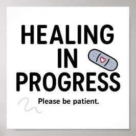 Healing in uitvoering – Poster