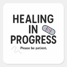 Healing in uitvoering – Sticker