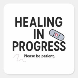 Healing in uitvoering – Sticker