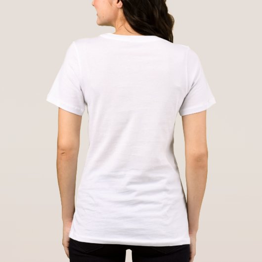 Healing is geen lineair verdriet Gezegden citaat Tri-Blend Shirt (Achterkant)