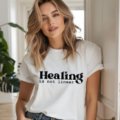 Healing is geen lineair verdriet Gezegden citaat Tri-Blend Shirt