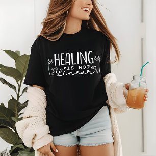 Healing is geen lineair verdriet Gezegden citeren  Tri-Blend Shirt