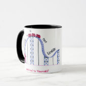 'Healing Isn't Linear' Cute & Comforting Quote Mug (Devant gauche)