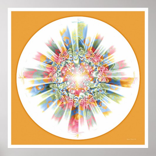 Healing Mandala 2 Poster (Voorkant)