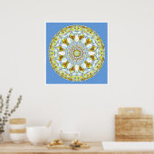 Healing Mandala 8 Poster (Keuken)