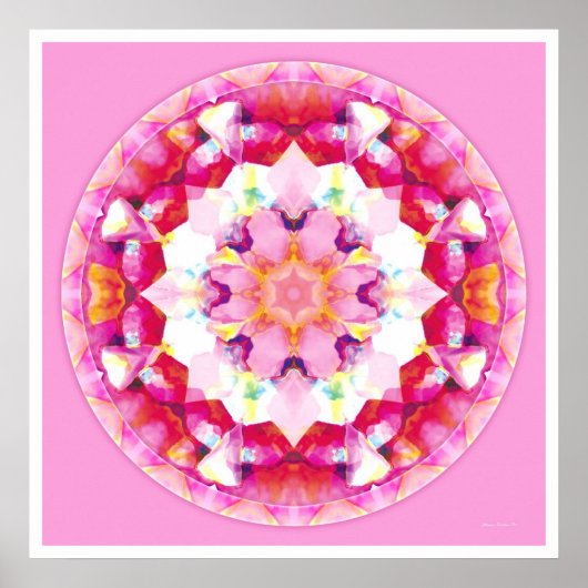 Healing Mandala 9 Poster (Voorkant)