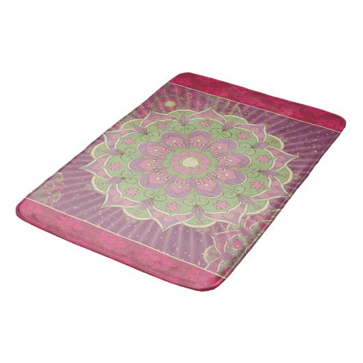 Healing Mandala - Bathmat Badmat (Gekanteld)