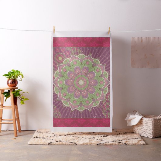 Healing Mandala - Fabric Stof (Voorbeeld)