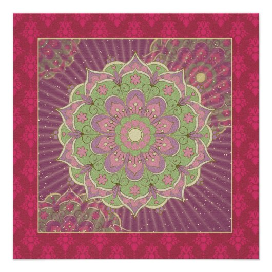 Healing Mandala - Poster (Devant)