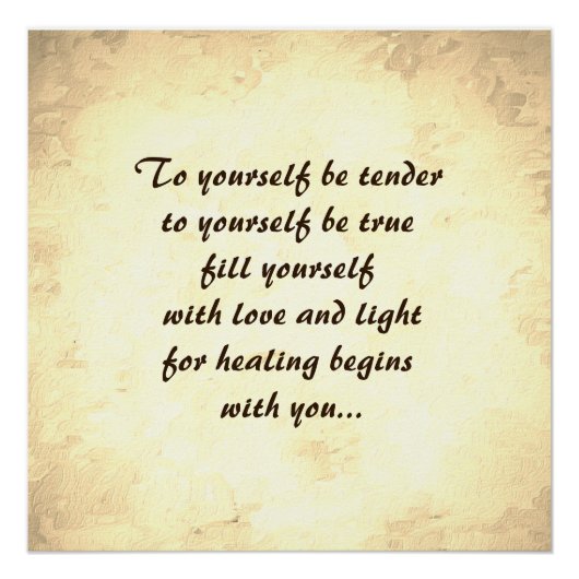 Healing Perfect Poster (Voorkant)