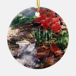 Healing Place & Healing Waterfall Keramisch Ornament