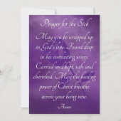Healing Prayer for the Sick Get Well Kaart (Voorkant)