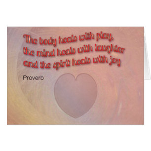 Healing Proverb met hart