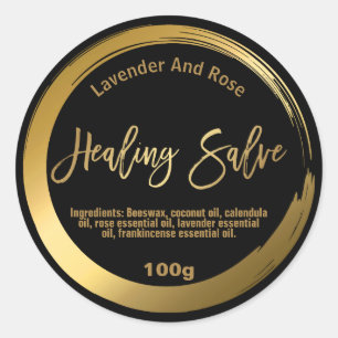 Healing Salve Label