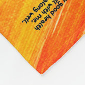 Healing Scripts Bijbel Verse Fleece Blanket Deken (Hoek)