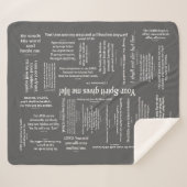 Healing Scripts Blanket - Kool Sherpa Deken (Voorkant (horizontaal))