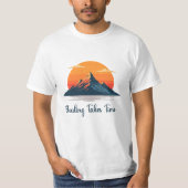 Healing Takes Time" Mountain Sunset T-Shirt |  (Devant)