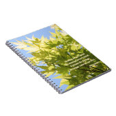 Healing Tree, inspirerend quote - notitieboek (Rechterzijde)