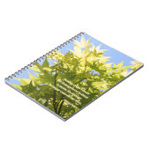 Healing Tree, inspirerend quote - notitieboek (Linkerzijde)