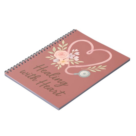 Healing with heart notitieboek (Linkerzijde)