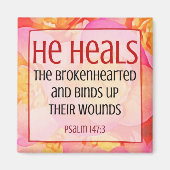 HEALS - Psalm 147:3 Magneet (Voorkant)