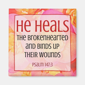 HEALS - Psalm 147:3 Magneet