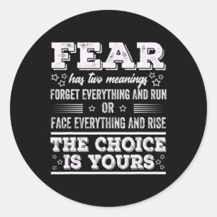 Health Awareness Quote voor vrouwen Christelijk Fa Ronde Sticker