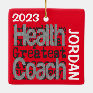 Health Coach Extraordinaire CUSTOM Keramisch Ornament