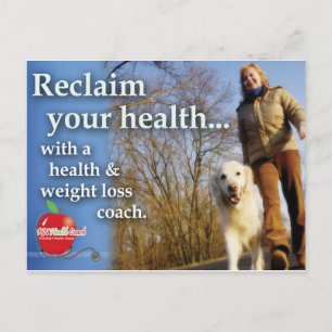 Health Coach Marketing Briefkaart