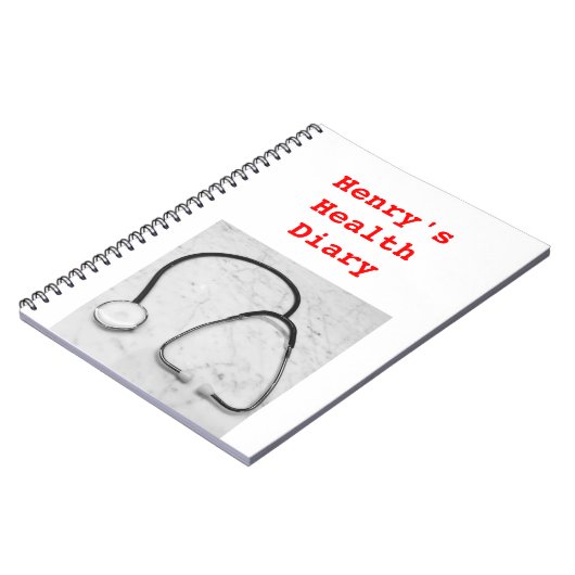 Health Diary 4Henry Notitieboek (Linkerzijde)