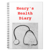 Health Diary 4Henry Notitieboek (Voorkant)