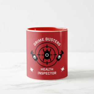 Health Inspecteur Tweekleurige Koffiemok