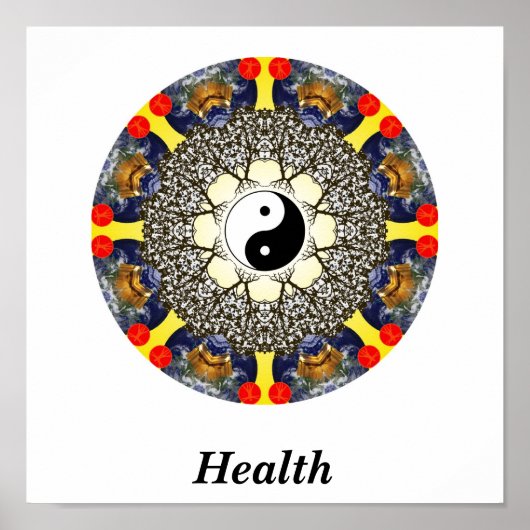 Health Mandala Print (Voorkant)