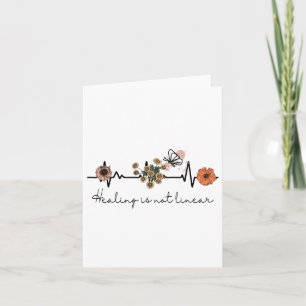 Health Quote Healing is niet lineair Kaart