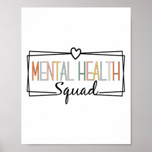 Health Squad Hersenziekte Geestelijk gezondheidsbe Poster