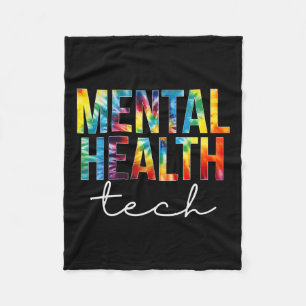 Health Tech Appreciation Day Tie Dye Vrouwen voor Fleece Deken