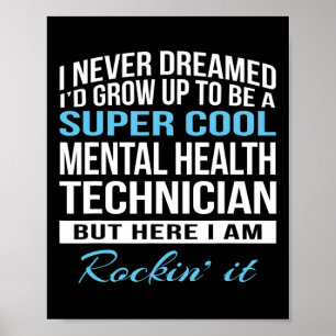 Health Technician Fun Gift Poster