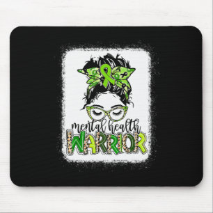 Health Warrior Messy Bun Mental Health Problemen Muismat