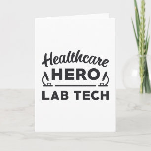 Healthcare Hero Lab Tech Laboratory Technicia Kaart