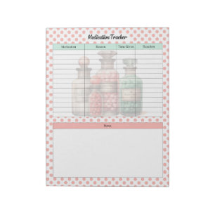  Healthcare Medication Tracker Notitieblok