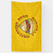 Healthier Food Pyramide Spandoek (Verticaal)