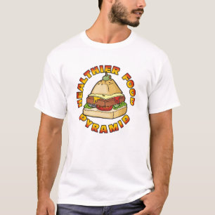 Healthier Food Pyramide T-shirt